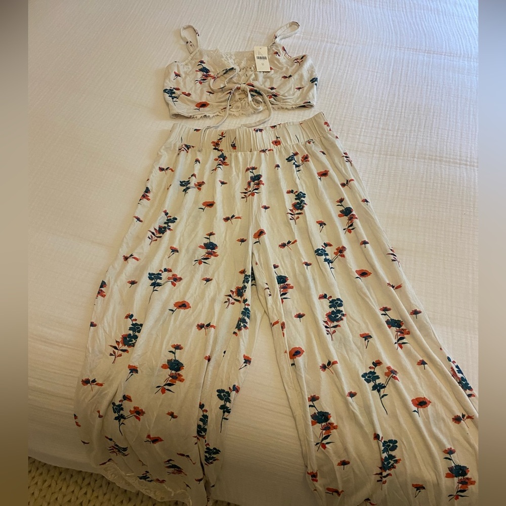 Anthropologie pajama set